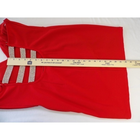 CHARLOTTE RUSSE RED SWEETHEART MINI DRESS SIZE‎ LARGE #319 - Picture 5 of 7